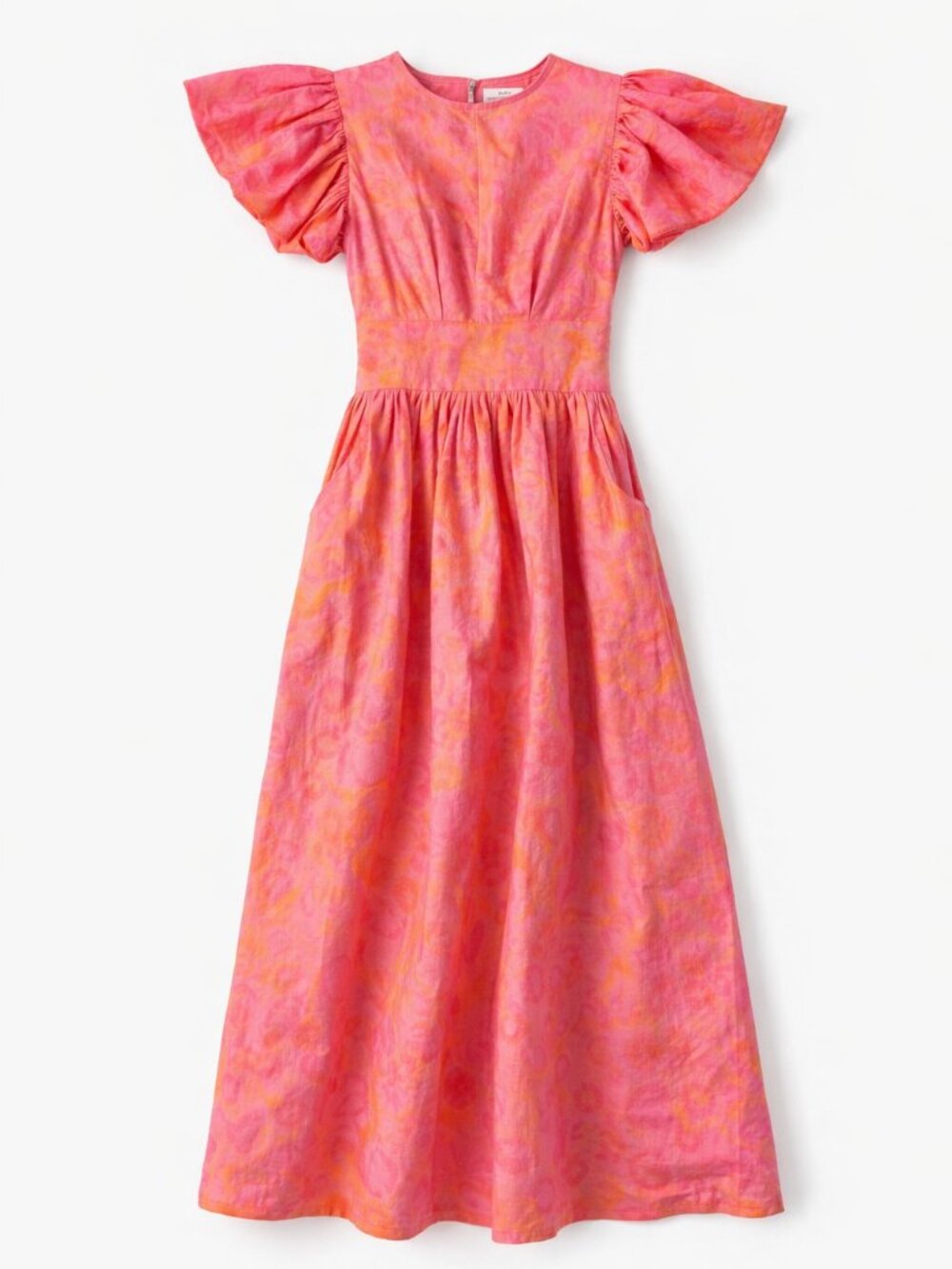 Sika Flutter‎ Sleeve Midi Maxi Dress Size 8